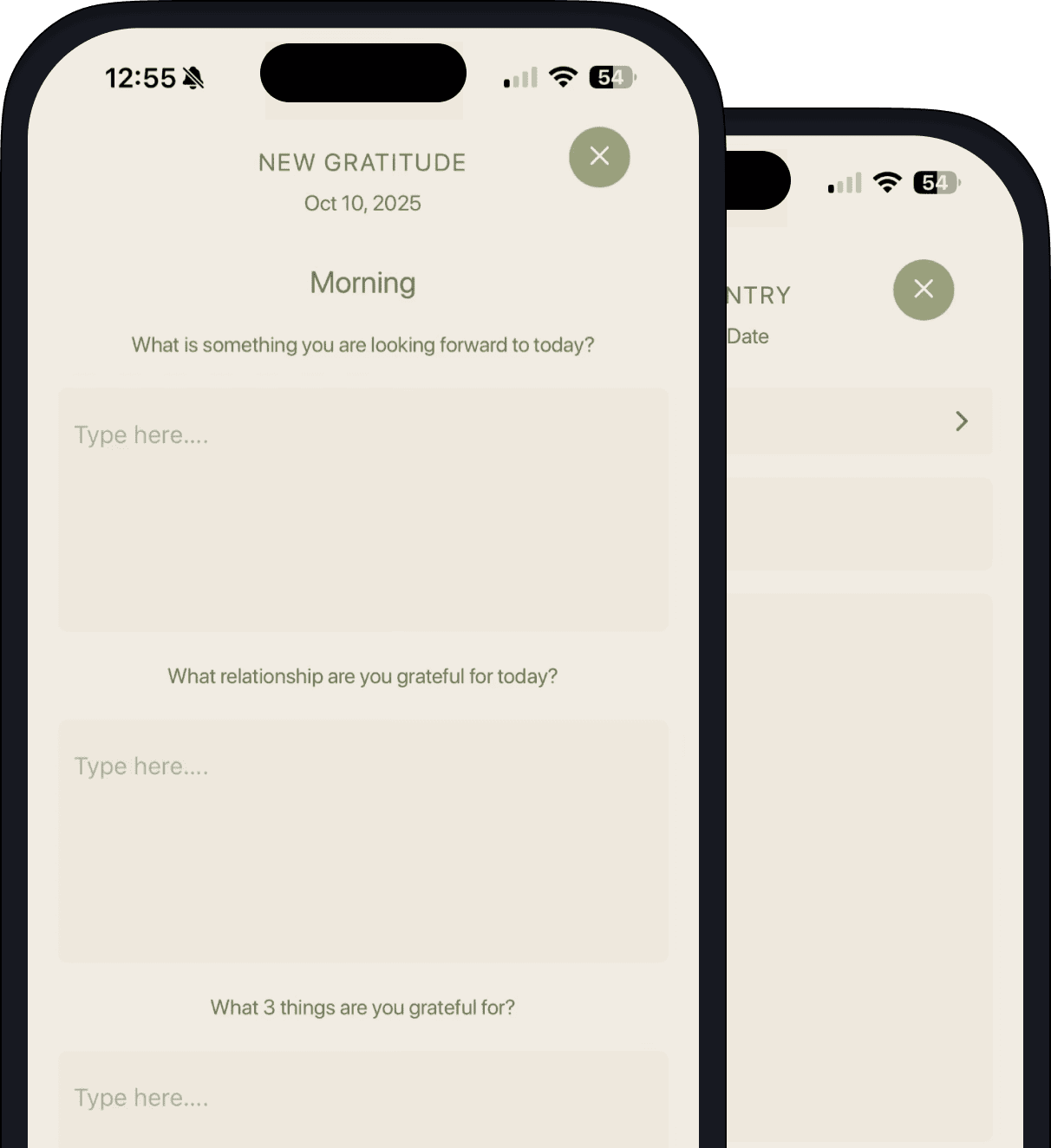 Enter your gratitudes
